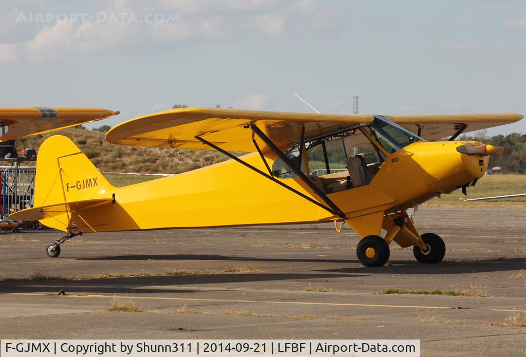 F-GJMX, Piper PA-11 Cub Special C/N 11-1060, Participant of the LFBF Airshow 2014 - static airframe