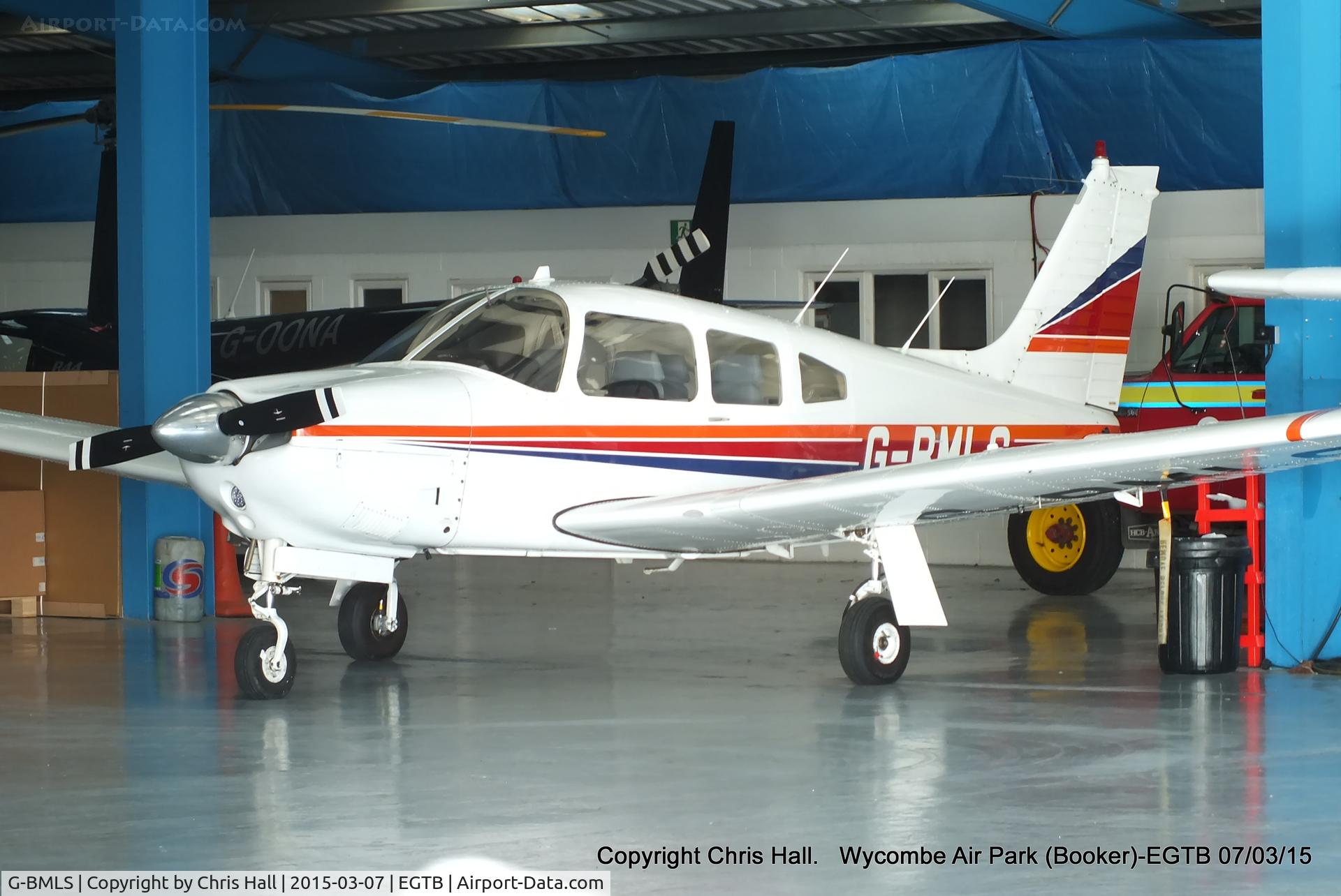 G-BMLS, 1977 Piper PA-28R-201 Cherokee Arrow III C/N 28R-7737167, Booker resident