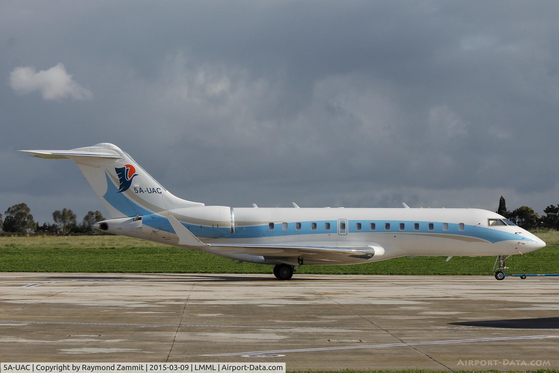 5A-UAC, 2007 Bombardier BD-700-1A11 Global 5000 C/N 9257, Bombardier BD700  5A-UAC Libyan Government