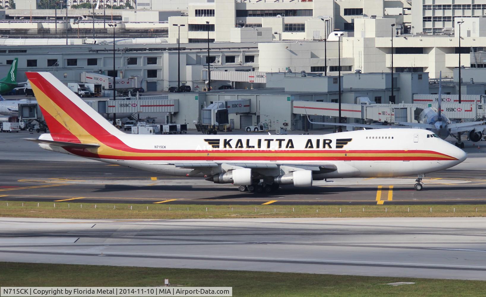 N715CK, 1982 Boeing 747-209B C/N 22447, Kalitta 747-200