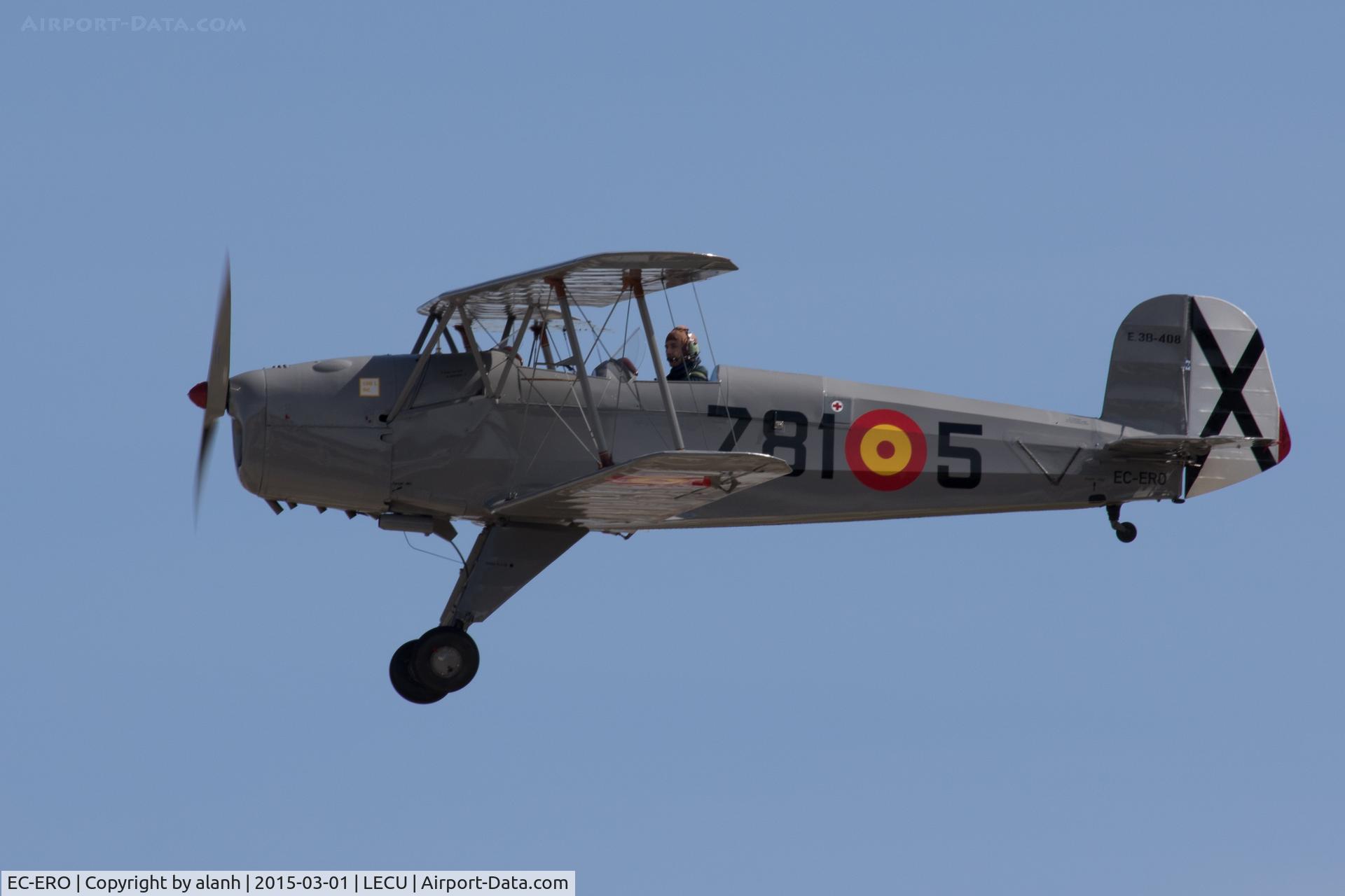 EC-ERO, CASA 1-131E Jungmann C/N 2012, At a Fundacion Infante de Orleans monthly display at Cuatro Vientos Airport, Madrid, Spain