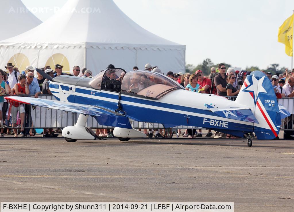 F-BXHE, Mudry CAP-10B C/N 61, Participant of the LFBF Airshow 2014 - Demo aircraft