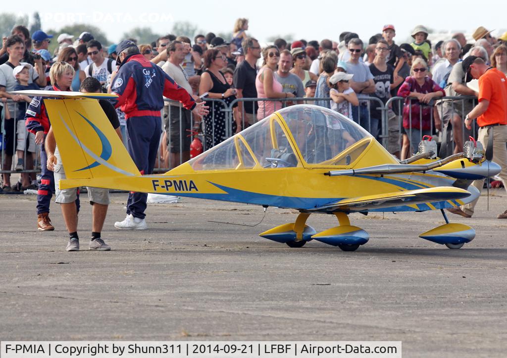 F-PMIA, 2014 Colomban MC-15 Cri-Cri (Cricket) C/N 665, Participant of the LFBF Airshow 2014 - Demo aircraft