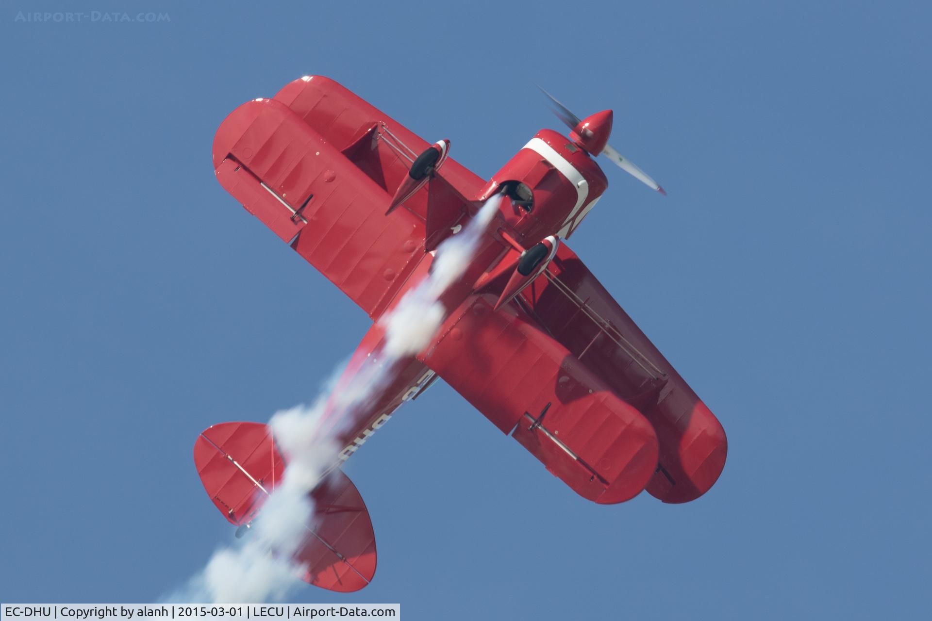 EC-DHU, Pitts S-2B Special C/N 2181, At a monthly flying display of the Fundación Infante de Orleans collection at Cuatro Vientos, Madrid.