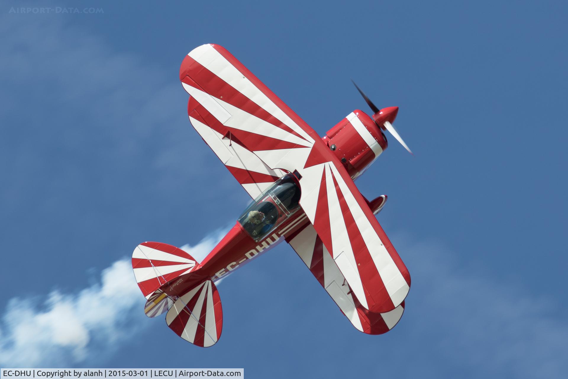EC-DHU, Pitts S-2B Special C/N 2181, At a monthly flying display of the Fundación Infante de Orleans collection at Cuatro Vientos, Madrid.