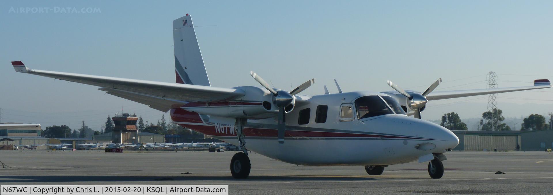 N67WC, 1968 Aero Commander 500-U C/N 1736-35, A local 1968 Aero Commander 500 gets ready for its departure in 2 hours.