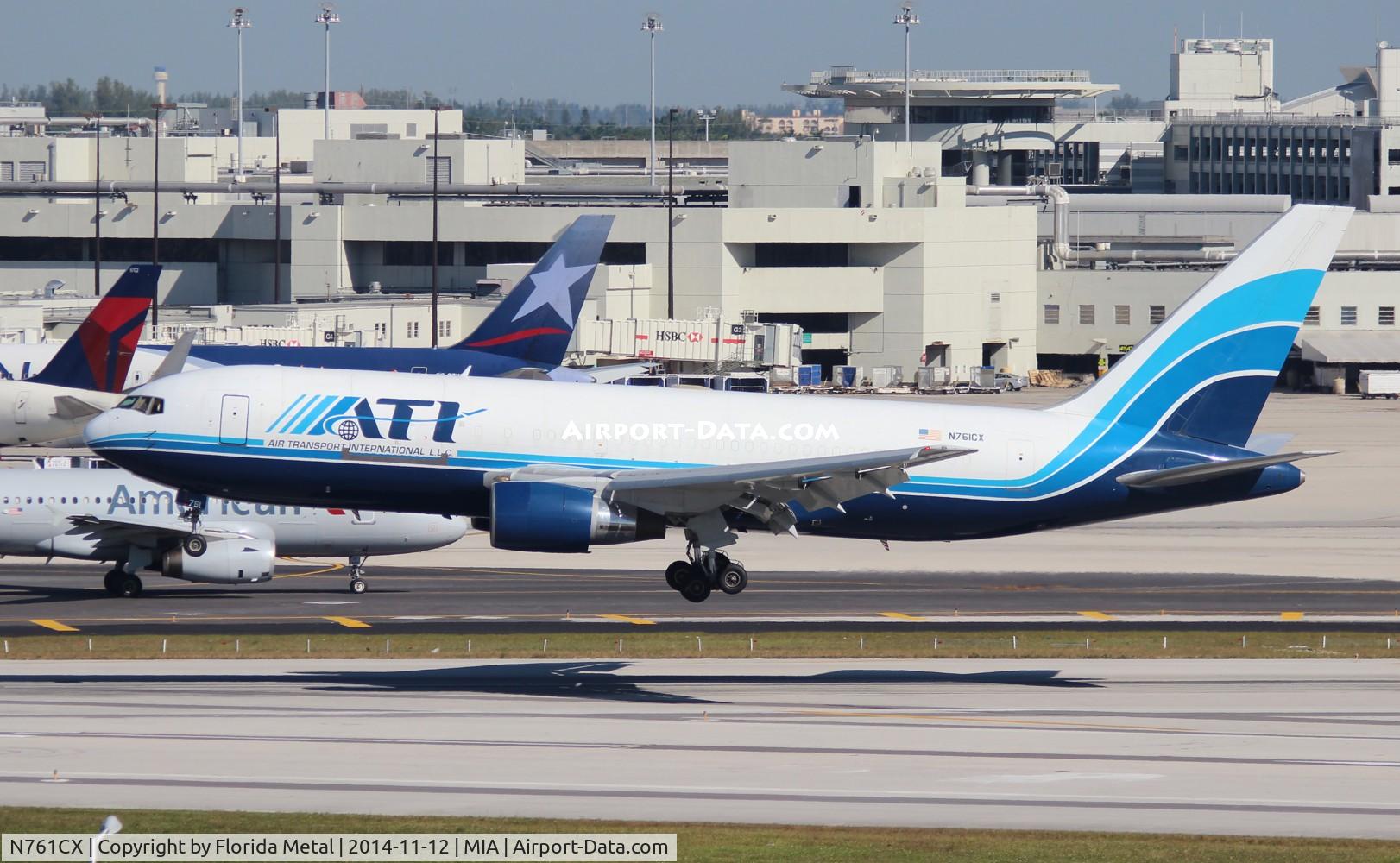 N761CX, 1985 Boeing 767-223(SF) C/N 22318, ATI 767-200