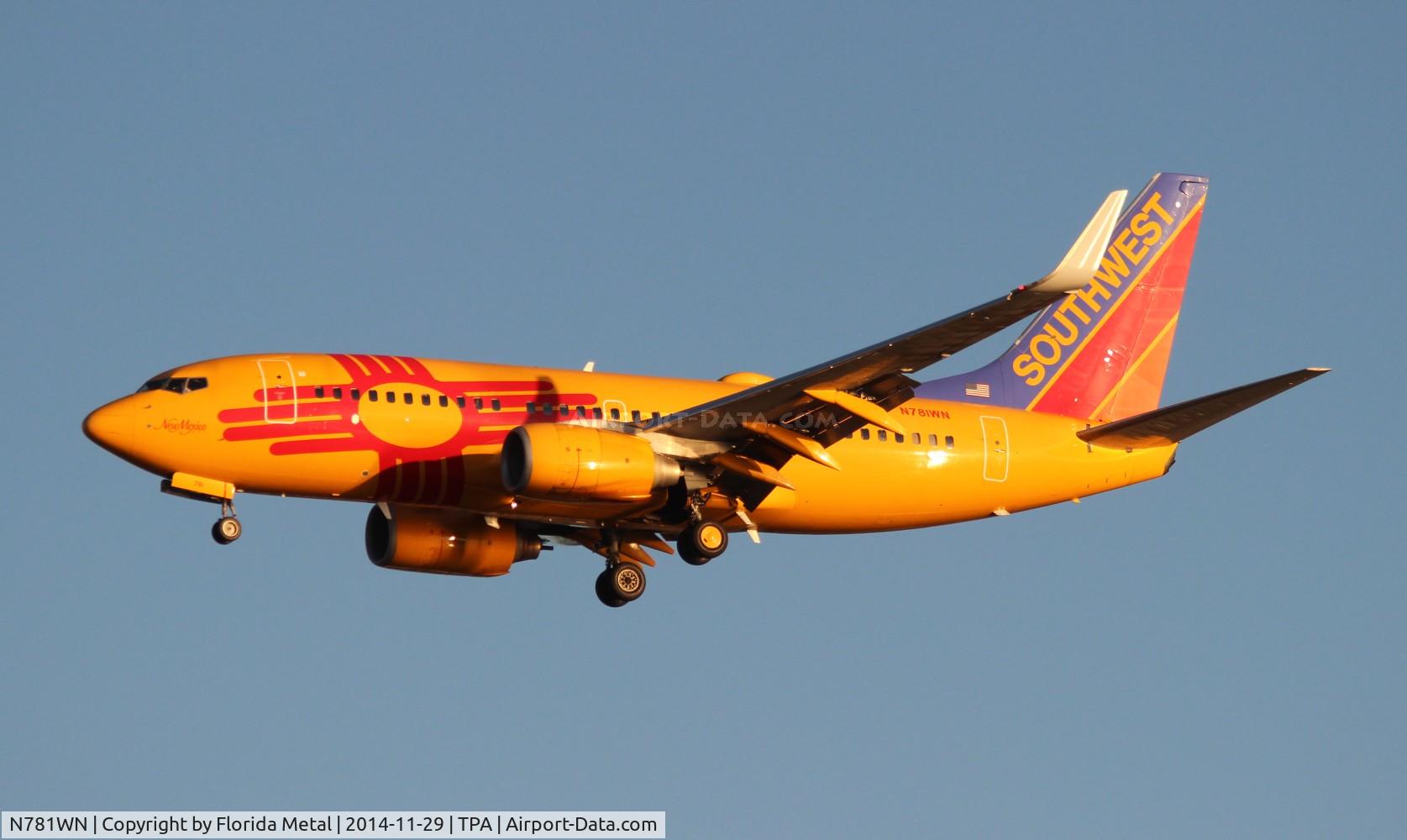 N781WN, 2000 Boeing 737-7H4 C/N 30601, New Mexico One