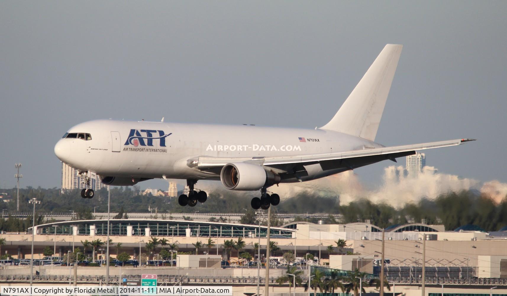 N791AX, 1984 Boeing 767-281 C/N 23141, ATI 767-200