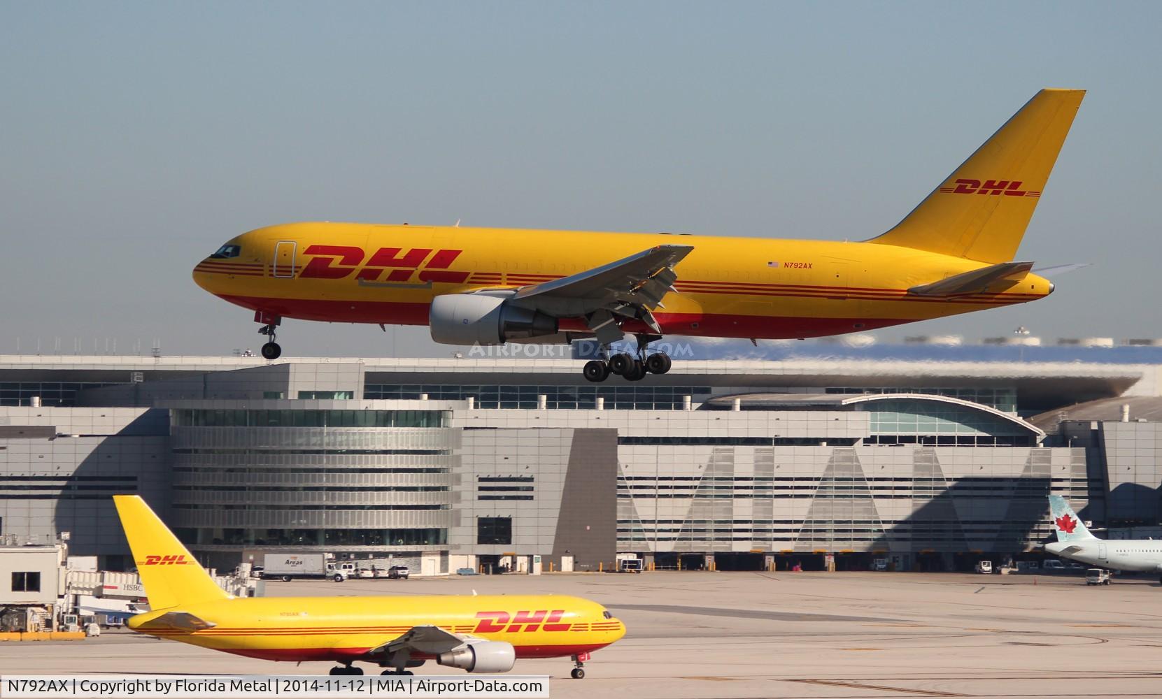 N792AX, 1986 Boeing 767-281 C/N 23142, DHL 767-200