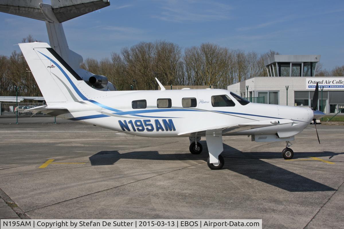 N195AM, 2010 Piper PA-46R-350T Malibu Matrix C/N 4692146, Visiting EBOS.