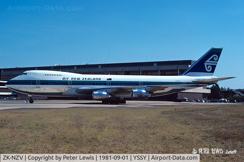 ZK-NZV, 1981 Boeing 747-219B C/N 22722, Air New Zealand Ltd., Auckland