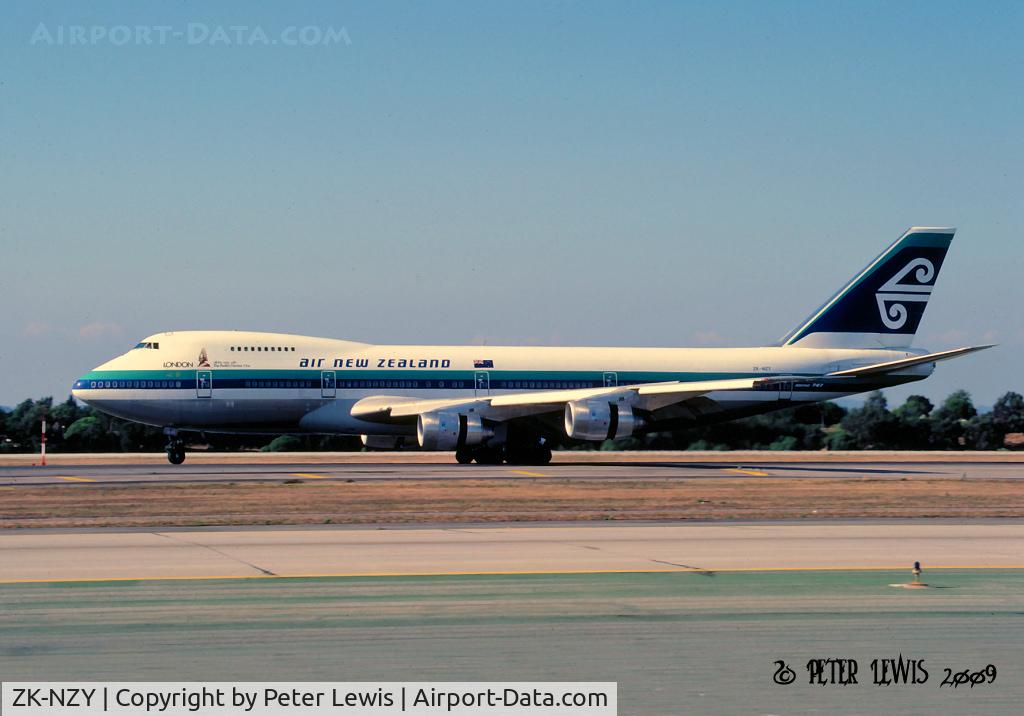 ZK-NZY, 1982 Boeing 747-219B C/N 22725, Air New Zealand Ltd., Auckland