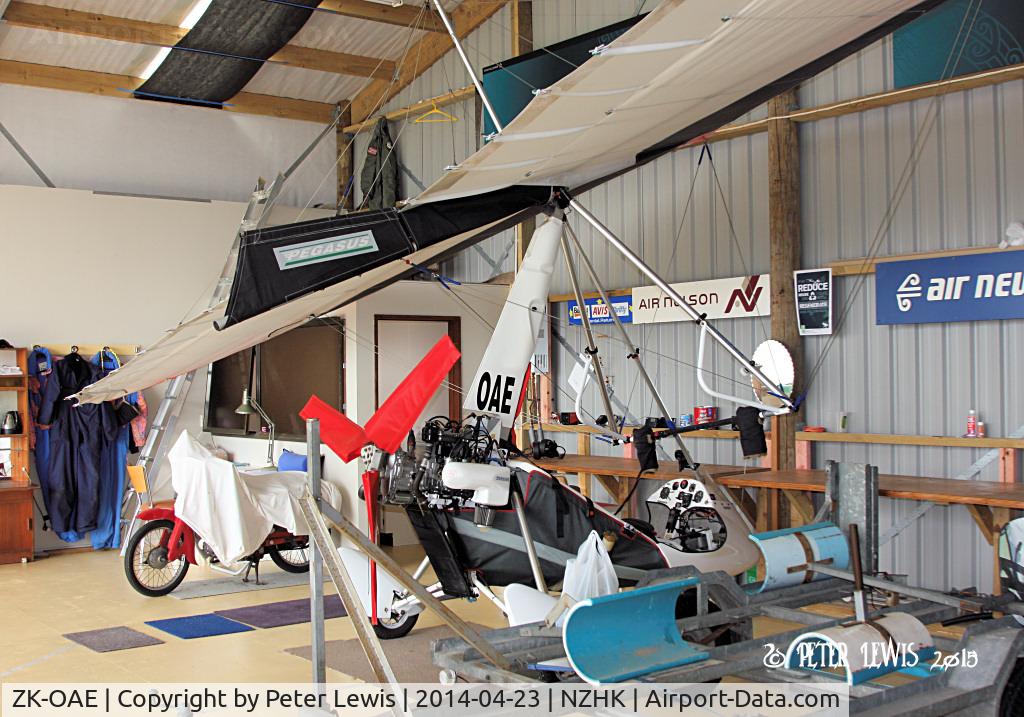 ZK-OAE, Solar Wings Pegasus Quantum 15 C/N 7136, Howat/Sawkins Syndicate, Hokitika
