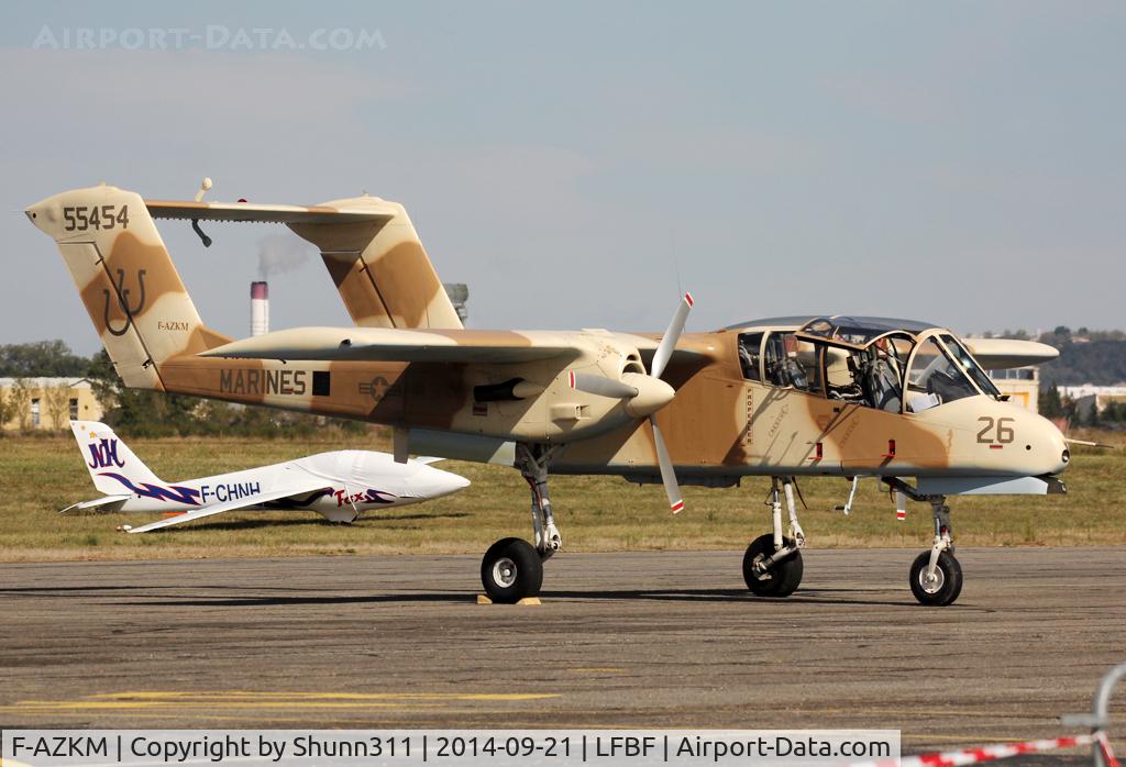 F-AZKM, 1971 North American OV-10B Bronco C/N 338-9 (305-65), Participant of the LFBF Airshow 2014 - Demo aircraft
