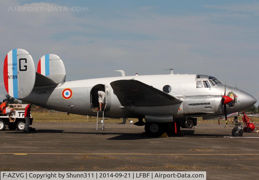 F-AZVG, Dassault MD-312 Flamant C/N 189, Participant of the LFBF Airshow 2014 - Demo aircraft