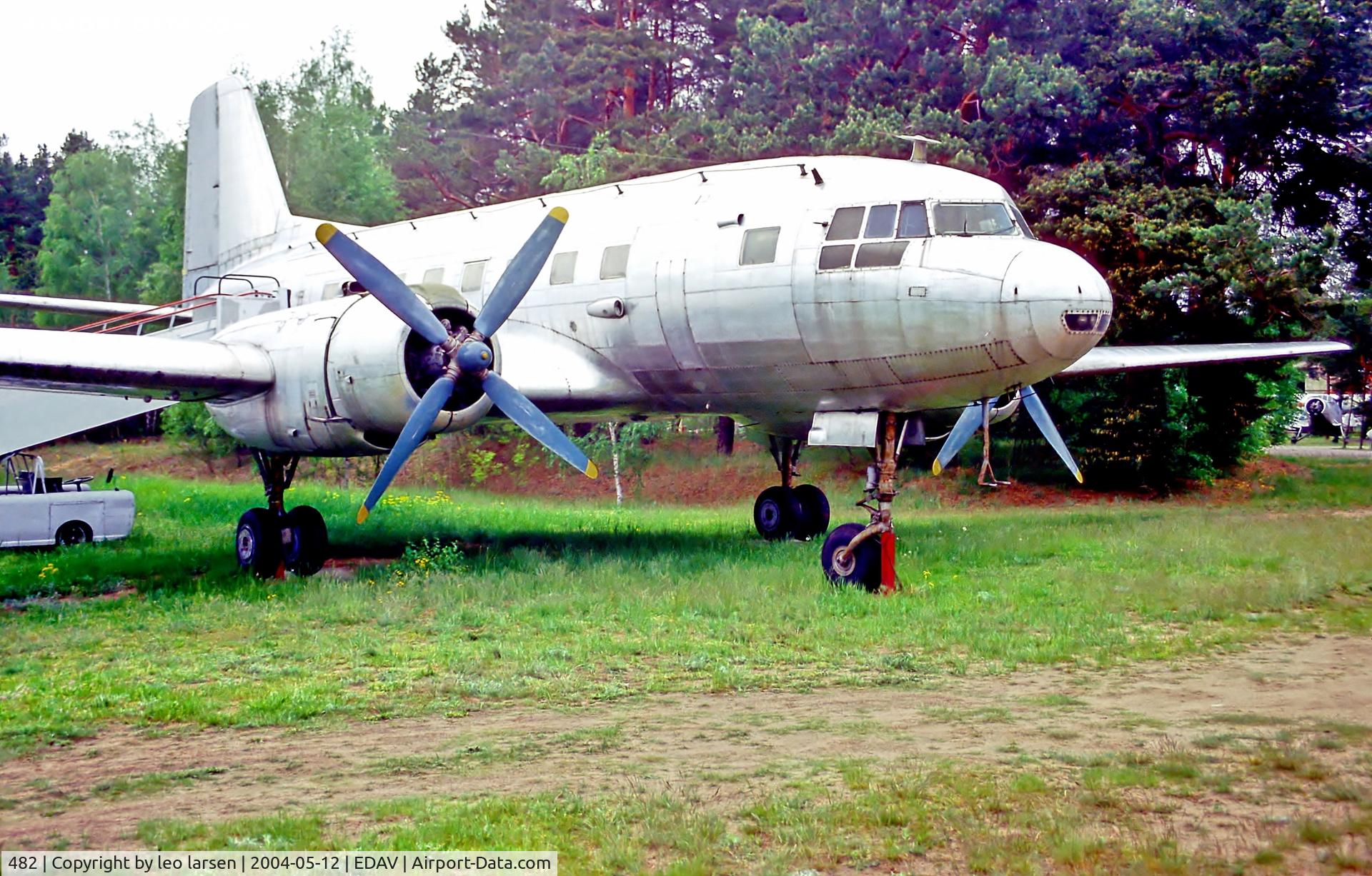 482, 1958 Ilyushin (VEB) Il-14P C/N 14803035, Finow Air Museum Germany 12.5.04