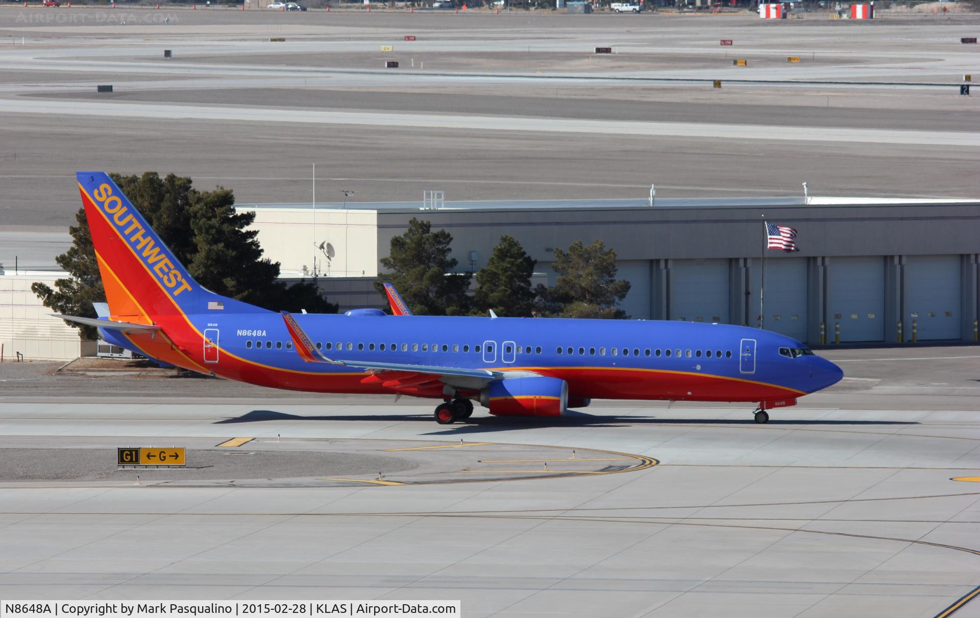 N8648A, 2014 Boeing 737-8H4 C/N 42531, Boeing 737-800