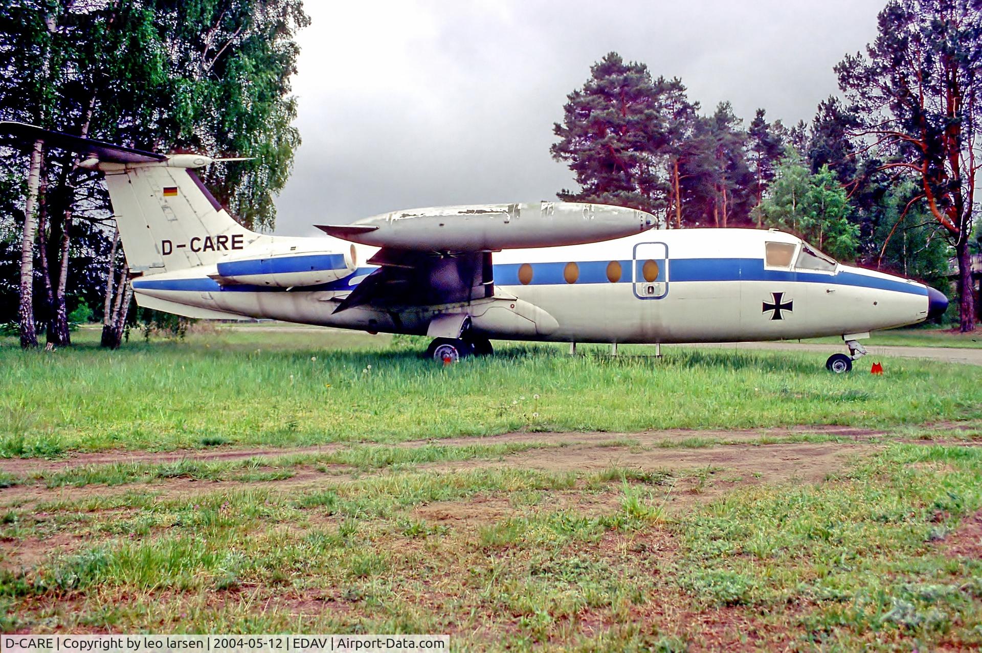 D-CARE, 1966 Hamburger Flugzeugbau HFB-320 Hansa Jet C/N 1022/S2, Finow Air Museum Germany 12.5.04