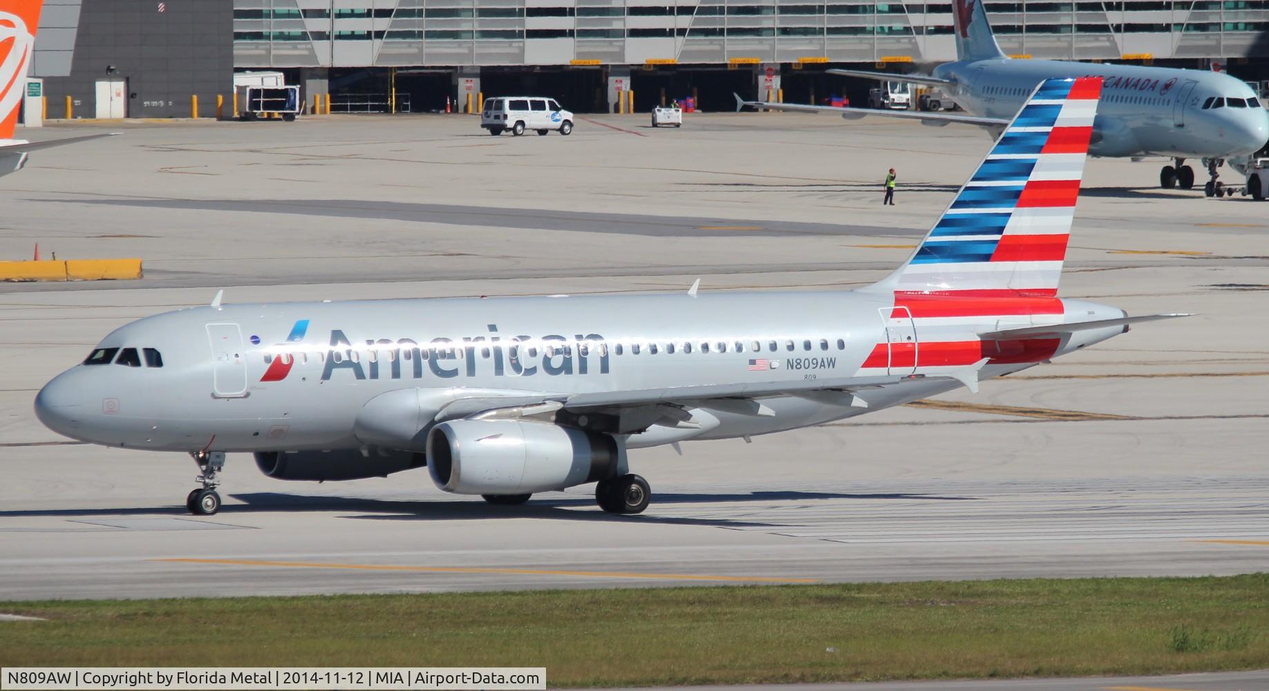 N809AW, 1999 Airbus A319-132 C/N 1111, American A319