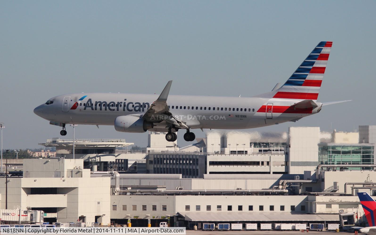 N818NN, 2009 Boeing 737-823 C/N 30910, American