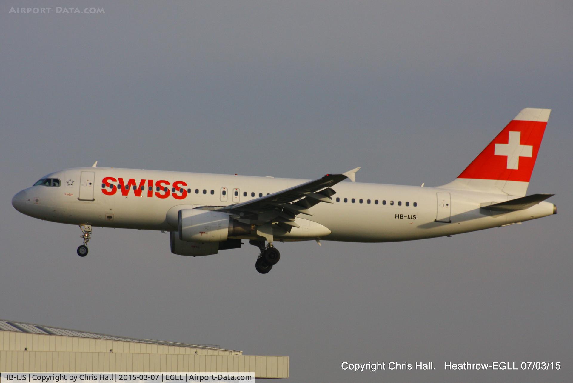 HB-IJS, 1998 Airbus A320-214 C/N 782, Swiss
