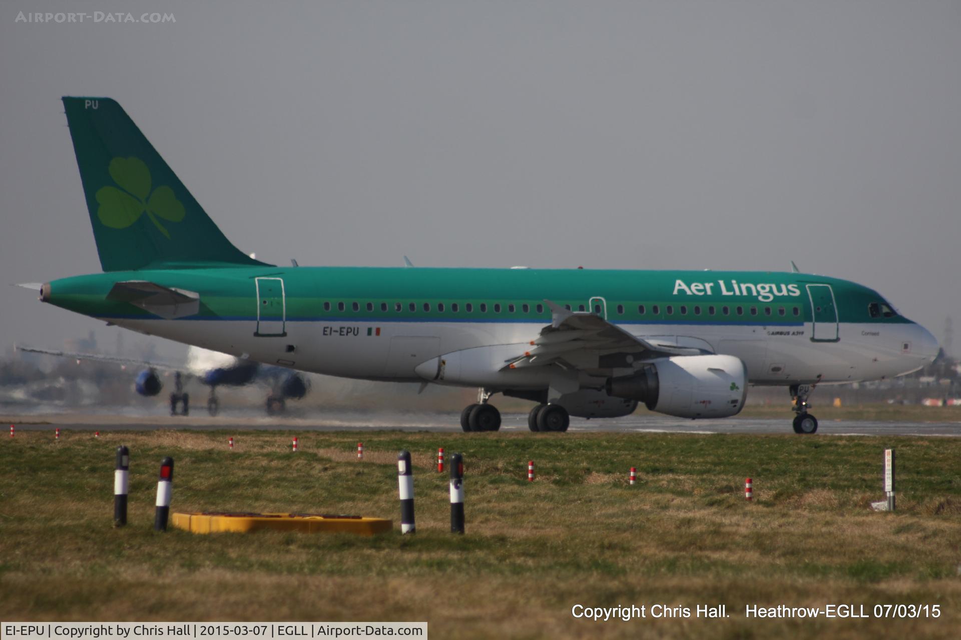 EI-EPU, 2007 Airbus A319-111 C/N 3102, Aer Lingus