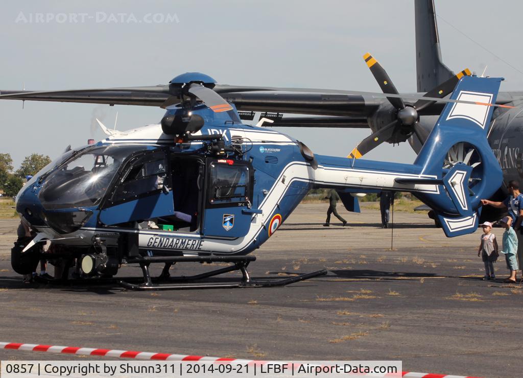 0857, 2009 Eurocopter EC-135T-2 C/N 0857, Participant of the LFBF Airshow 2014 - static airframe
