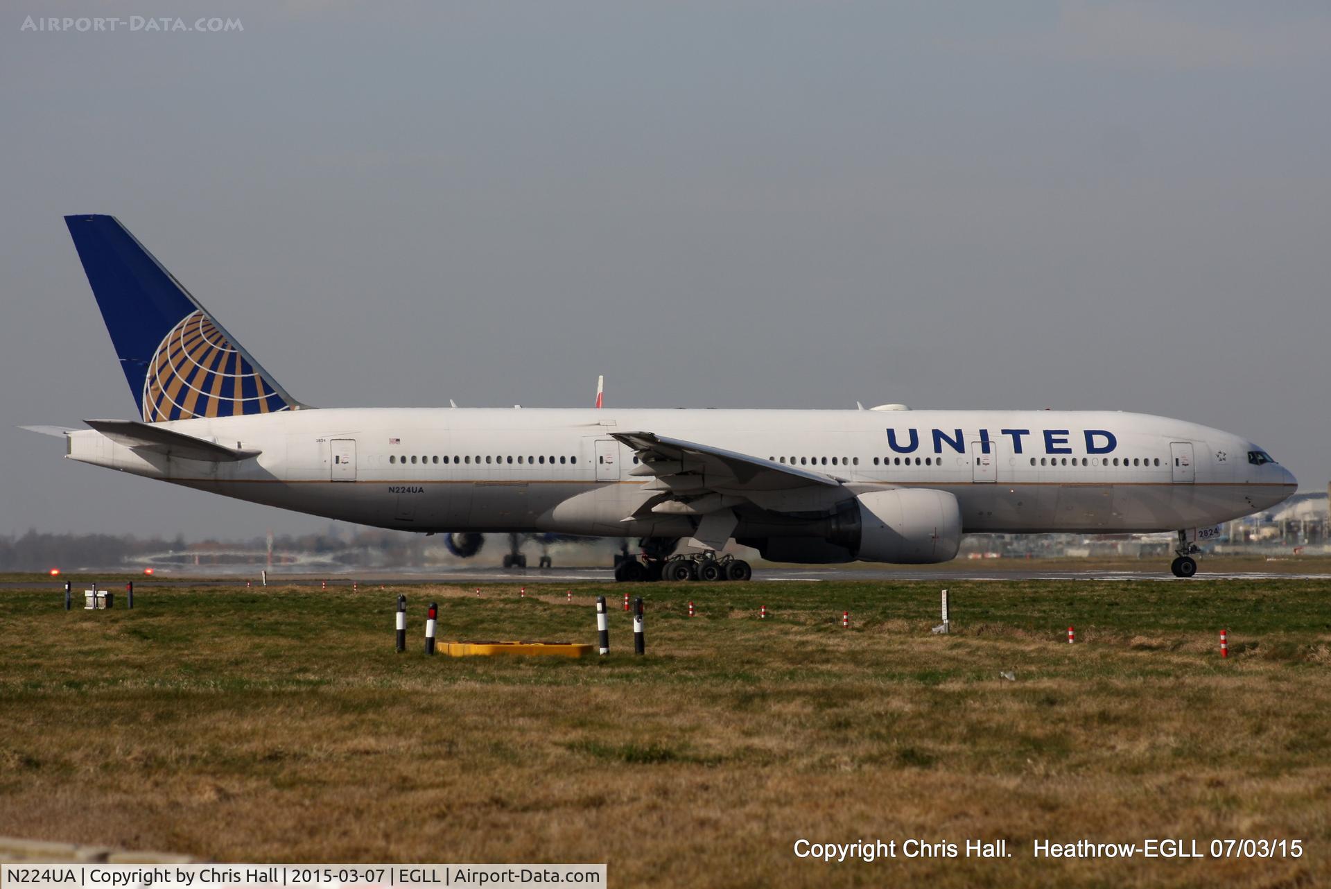 N224UA, 2001 Boeing 777-222 C/N 30225, United