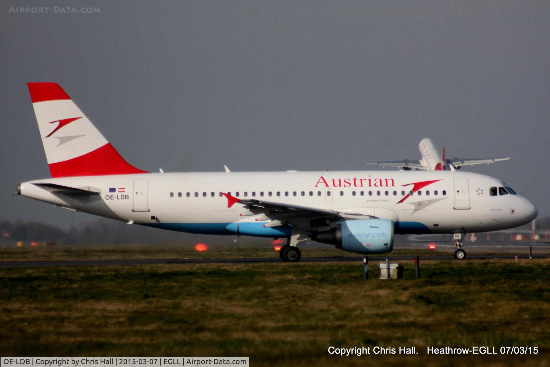 OE-LDB, 2004 Airbus A319-112 C/N 2174, Austrian Airlines