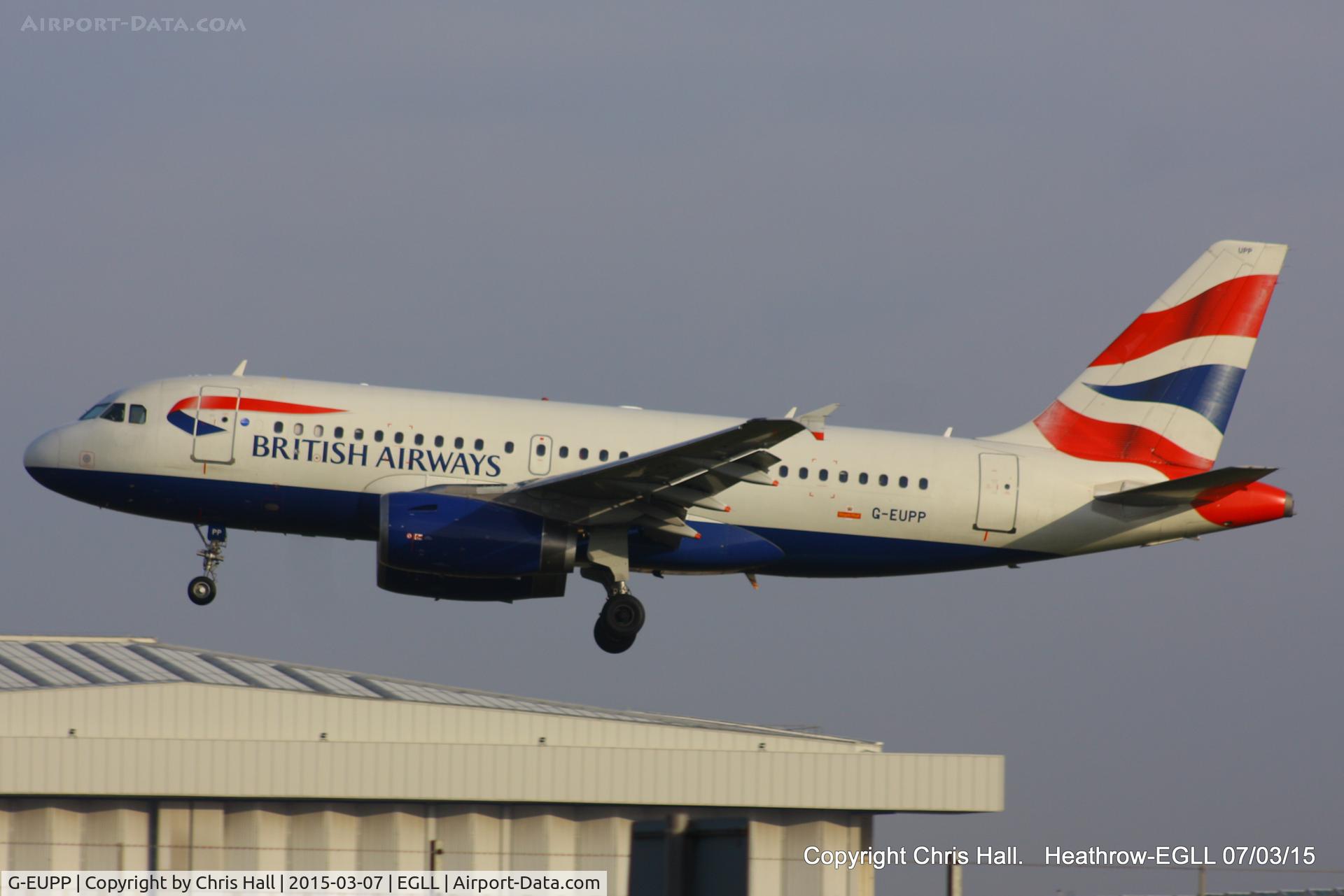 G-EUPP, 2000 Airbus A319-131 C/N 1295, British Airways
