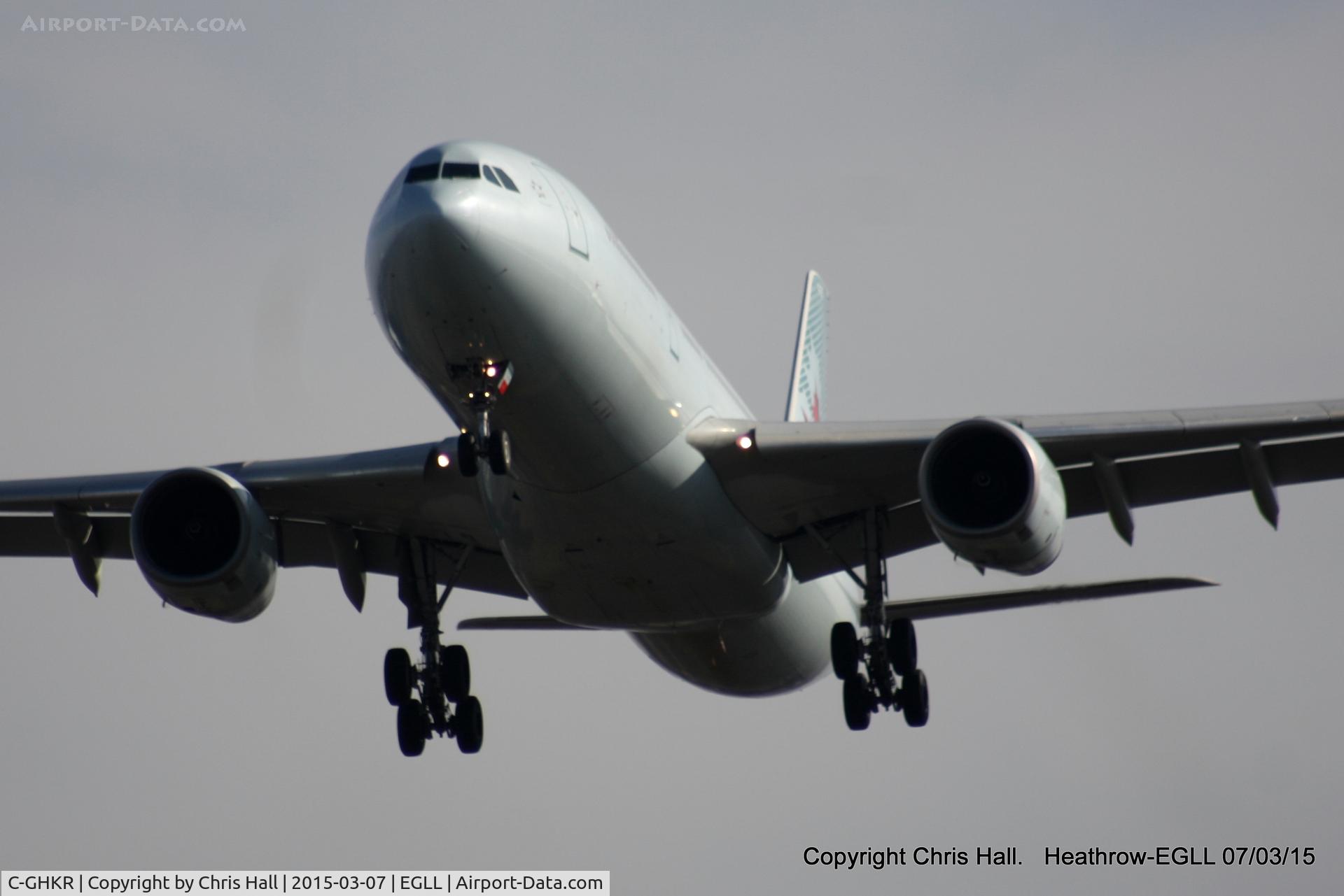 C-GHKR, 2001 Airbus A330-343 C/N 0400, Air Canada
