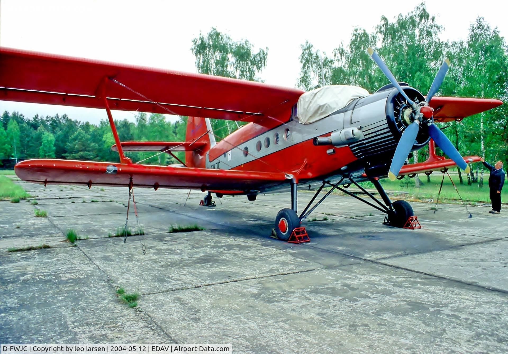 D-FWJC, 1968 PZL-Mielec AN-2TD C/N 1G86-50, Finow EDAV 12.5.04