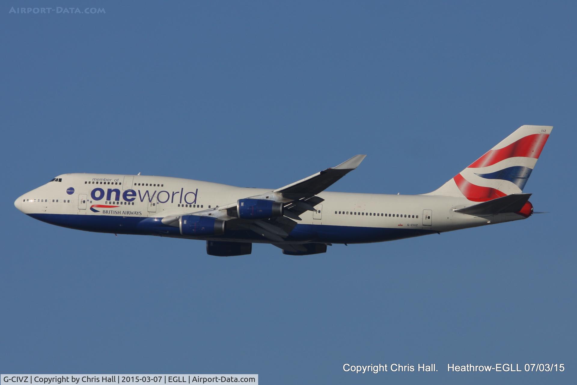 G-CIVZ, 1998 Boeing 747-436 C/N 28854, British Airways