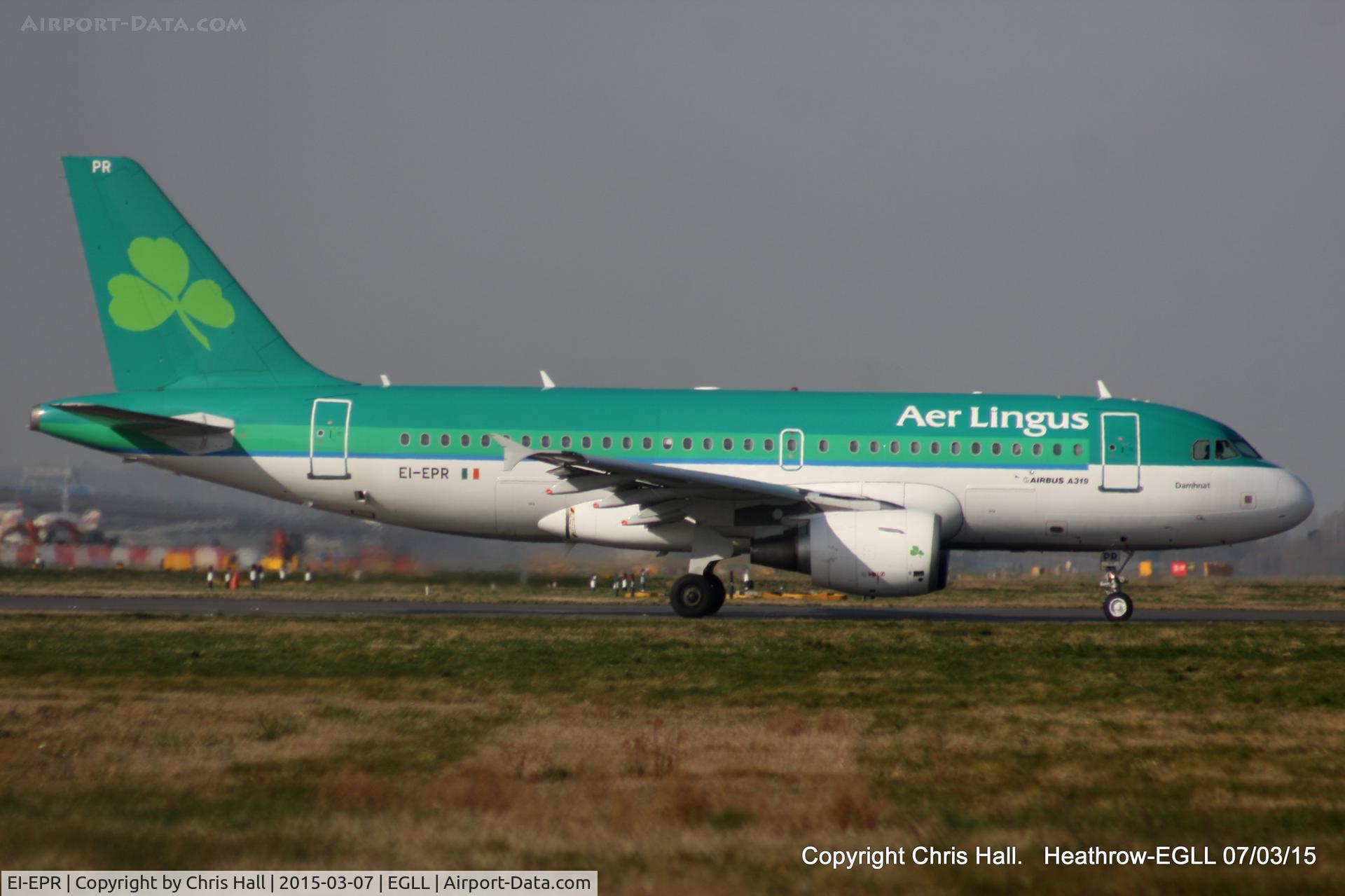 EI-EPR, 2007 Airbus A319-111 C/N 3169, Aer Lingus