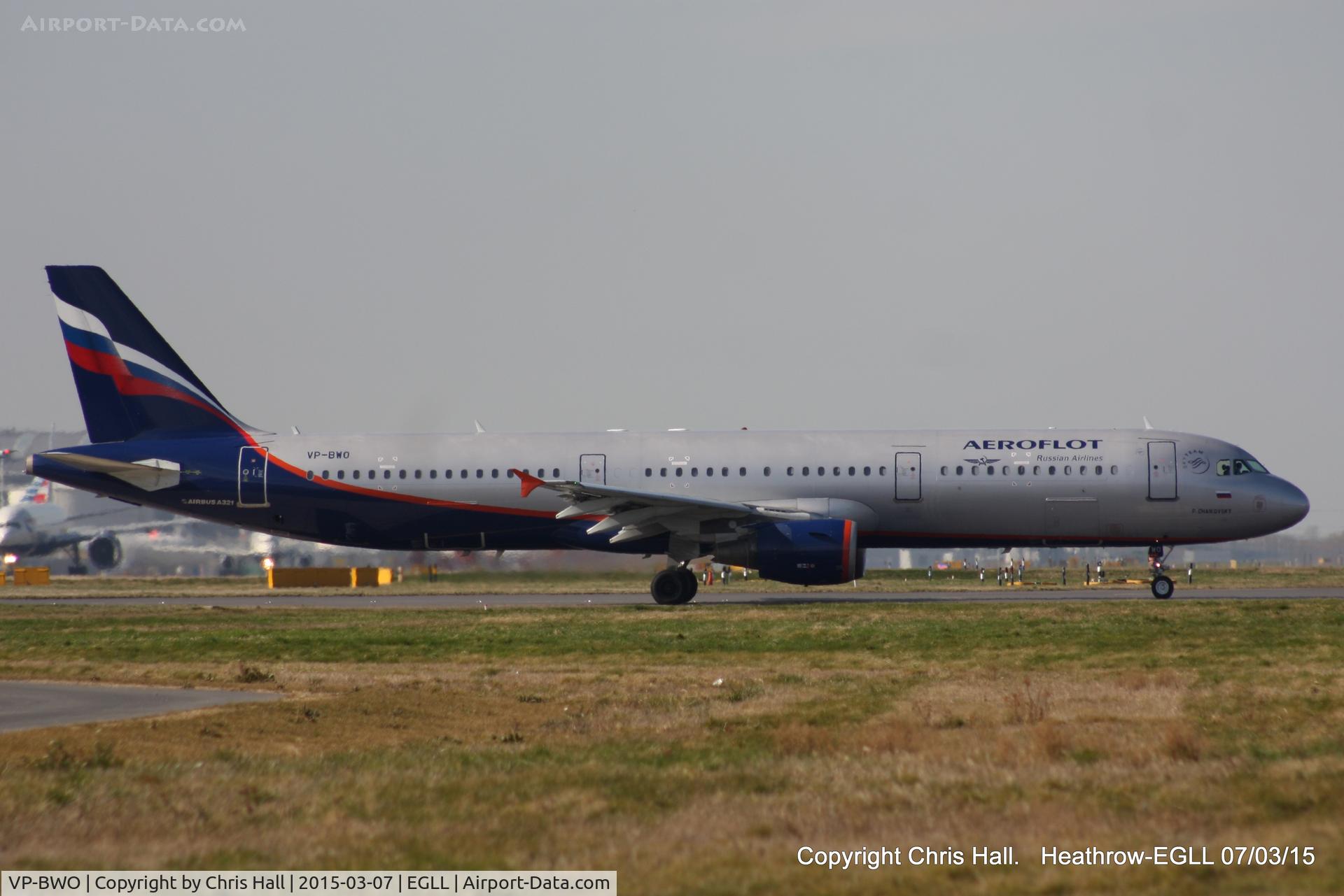 VP-BWO, 2004 Airbus A321-211 C/N 2337, Aeroflot - Russian Airlines