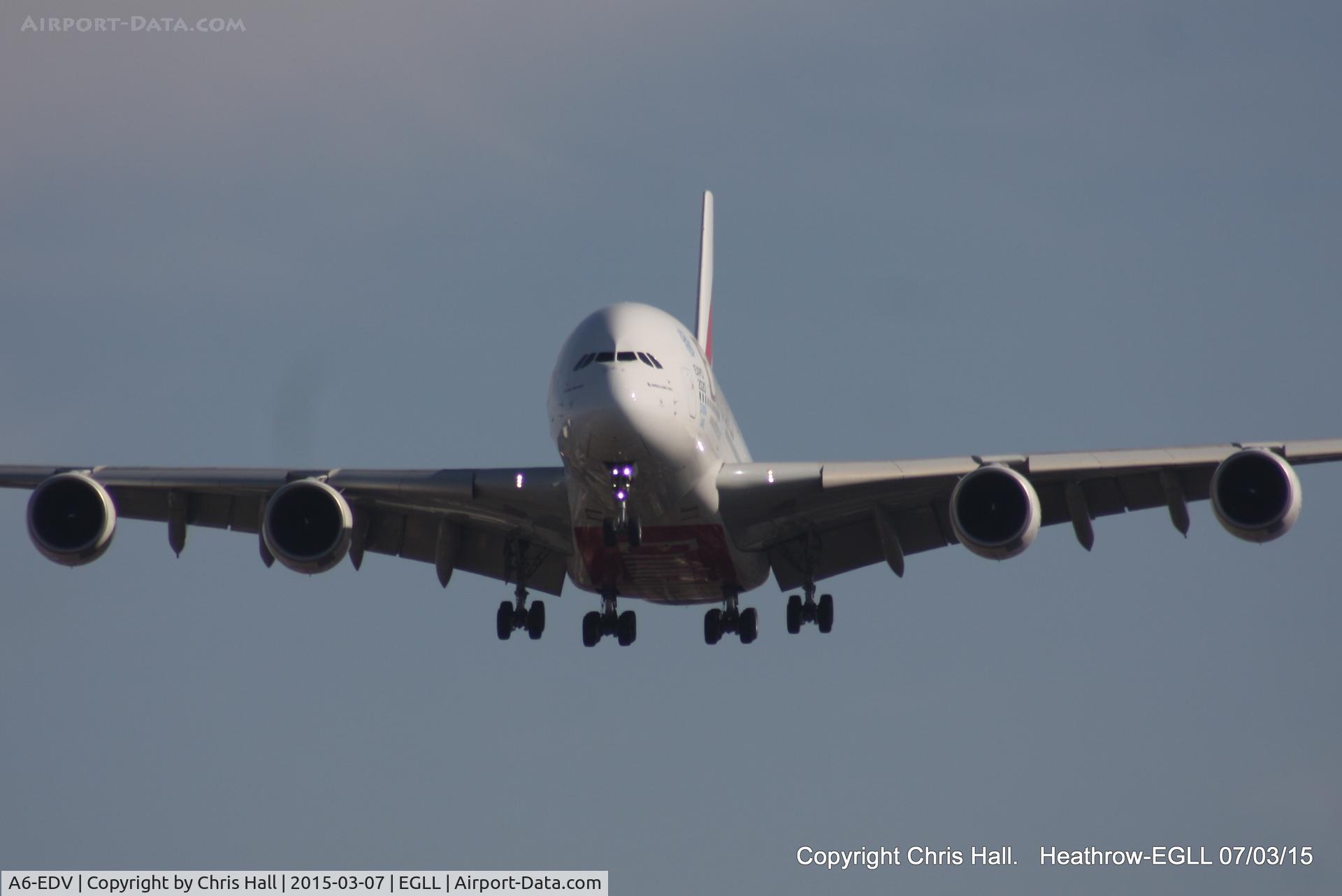 A6-EDV, 2011 Airbus A380-861 C/N 101, Emirates