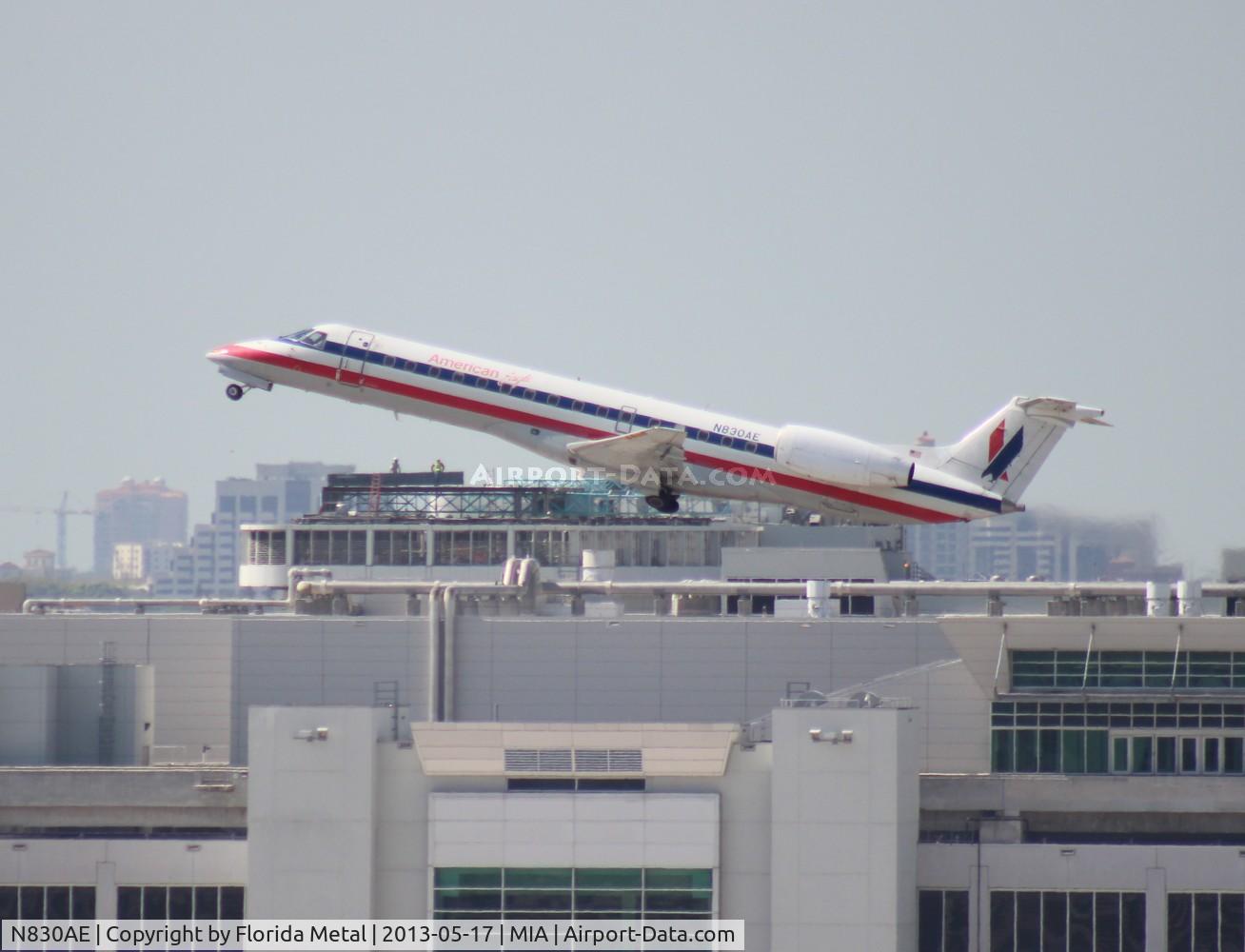 N830AE, 2002 Embraer ERJ-140LR (EMB-135KL) C/N 145615, Eagle E140