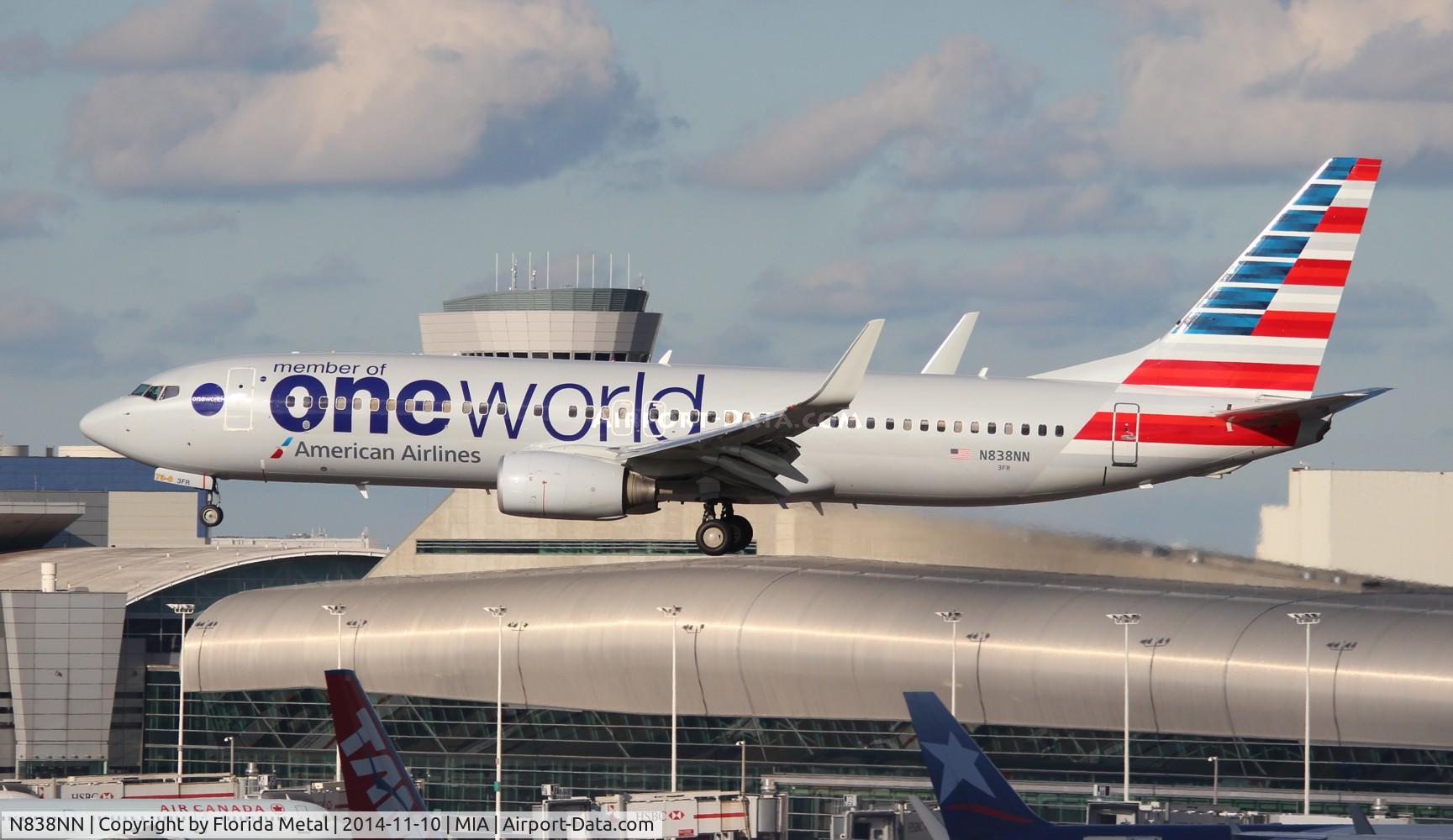 N838NN, 2010 Boeing 737-823 C/N 31097, American