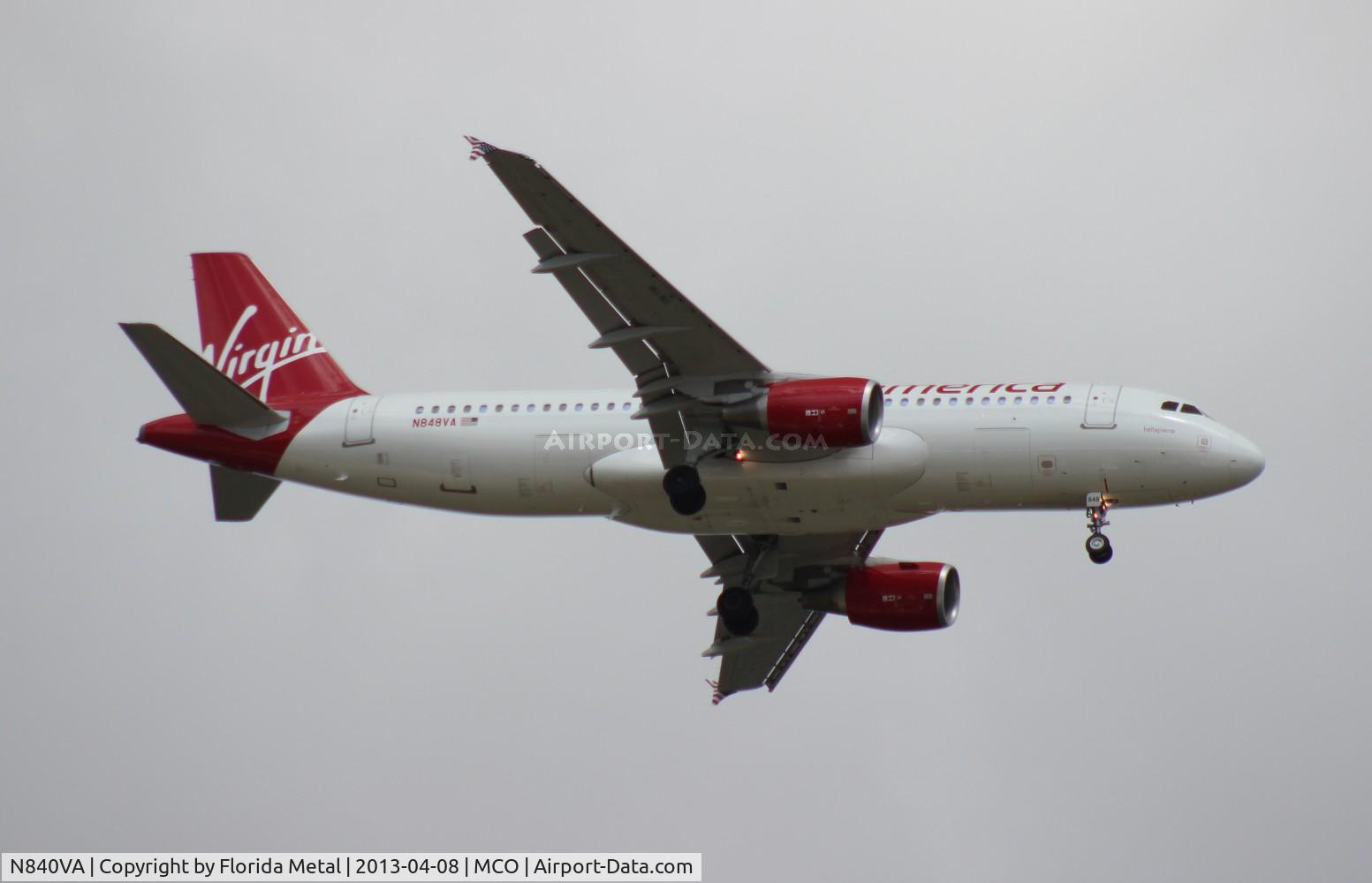 N840VA, 2011 Airbus A320-214 C/N 4616, Virgin America