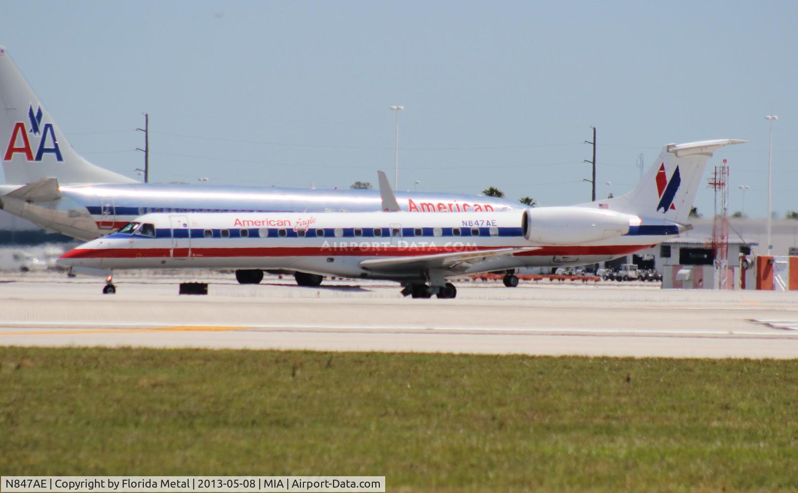 N847AE, 2003 Embraer ERJ-140LR (EMB-135KL) C/N 145707, Eagle E140