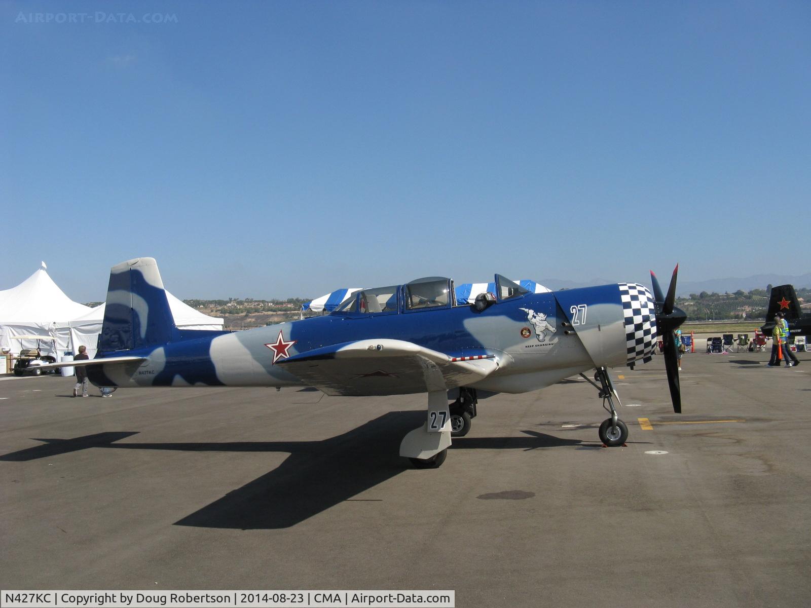 N427KC, 1985 Nanchang CJ-6A C/N 4332003, 1985 Nanchang China CJ-6A, Huosai 6J1A 285 Hp radial