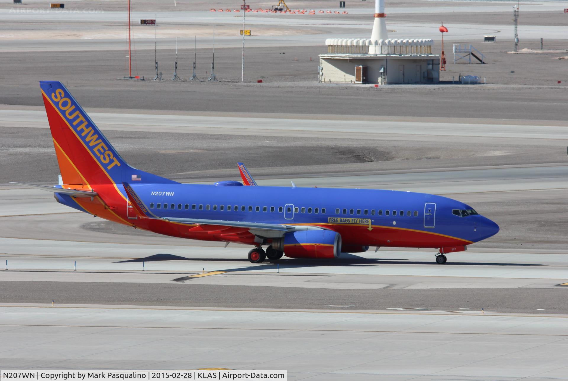 N207WN, 2005 Boeing 737-7H4 C/N 34012, Boeing 737-700