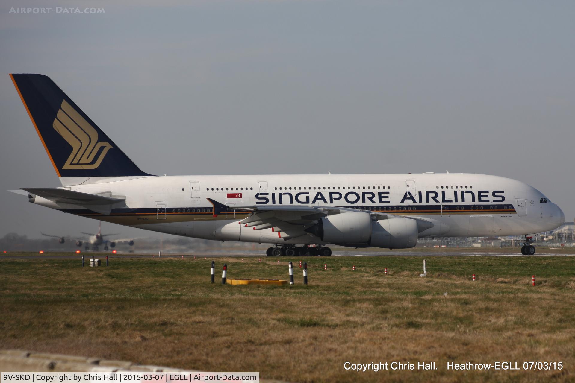 9V-SKD, 2008 Airbus A380-841 C/N 008, Singapore Airlines