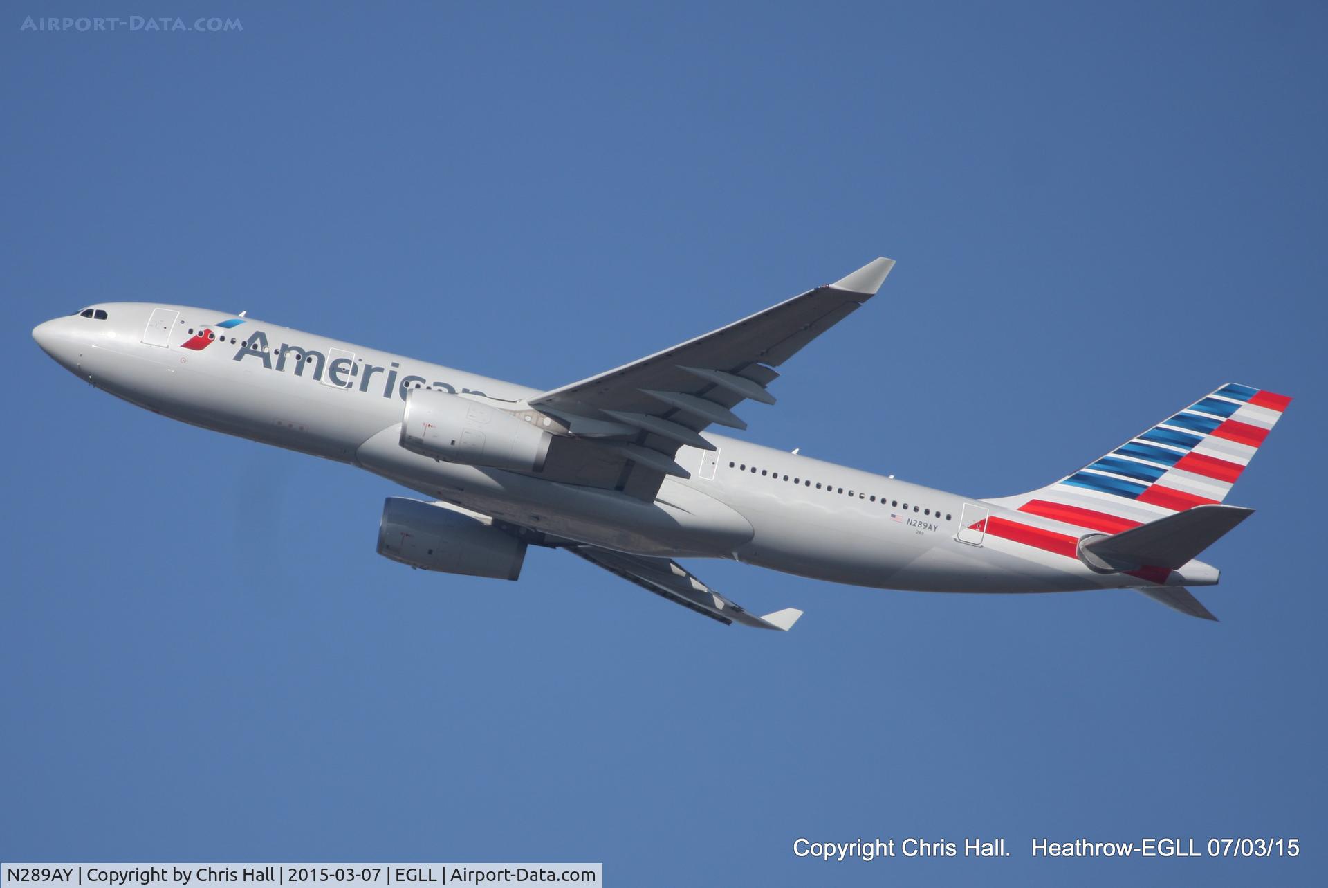 N289AY, 2013 Airbus A330-243 C/N 1455, American Airlines