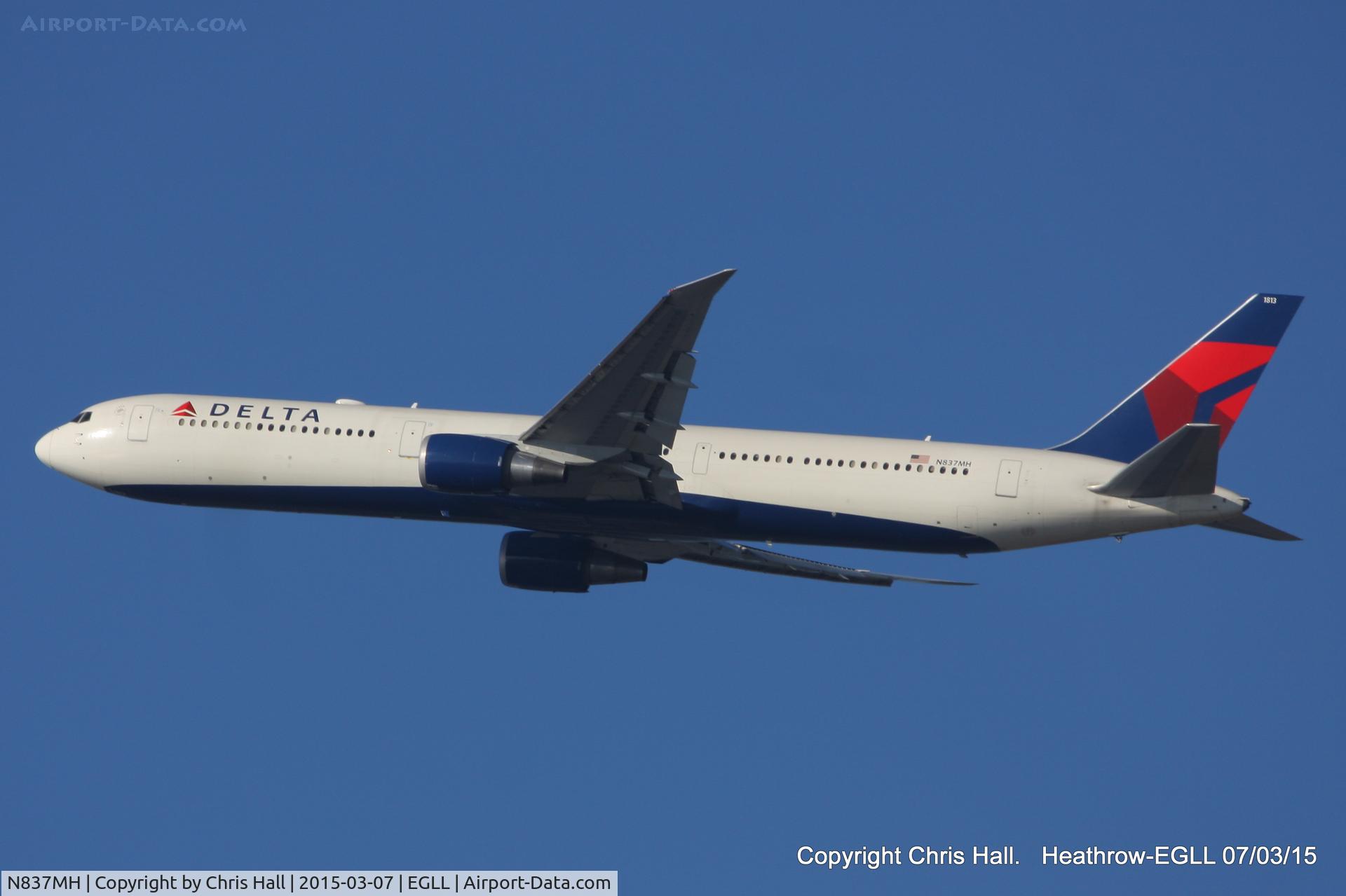 N837MH, 2000 Boeing 767-432/ER C/N 29710, Delta
