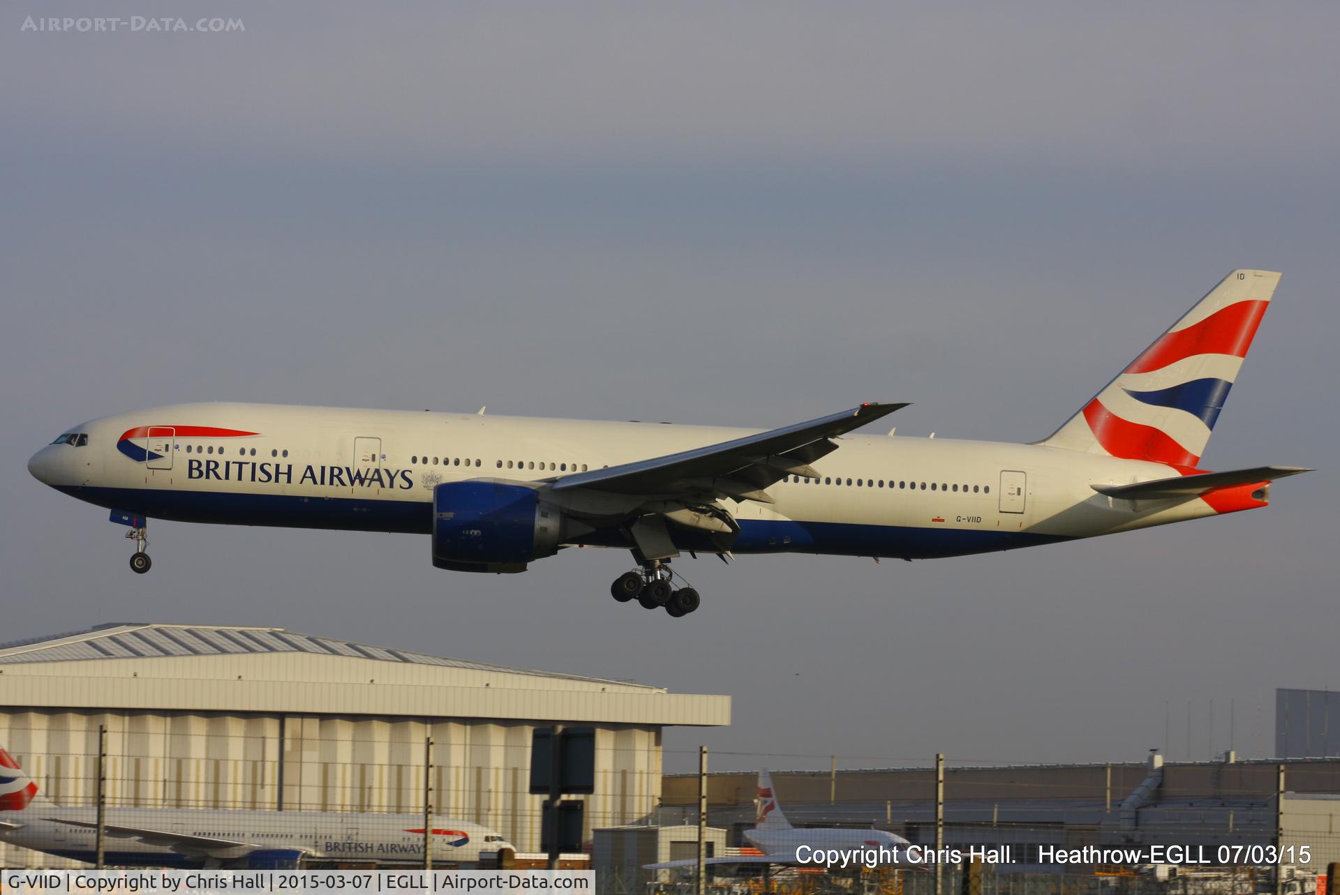 G-VIID, 1997 Boeing 777-236 C/N 27486, British Airways
