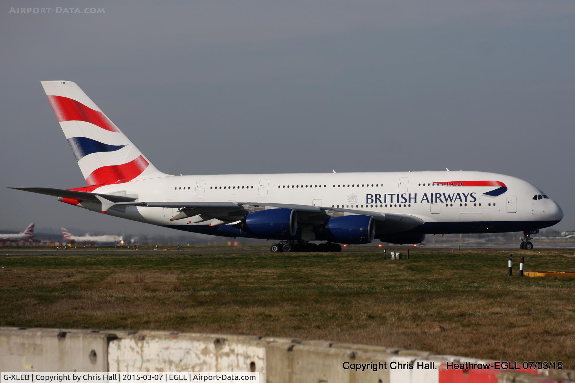 G-XLEB, 2013 Airbus A380-841 C/N 121, British Airways