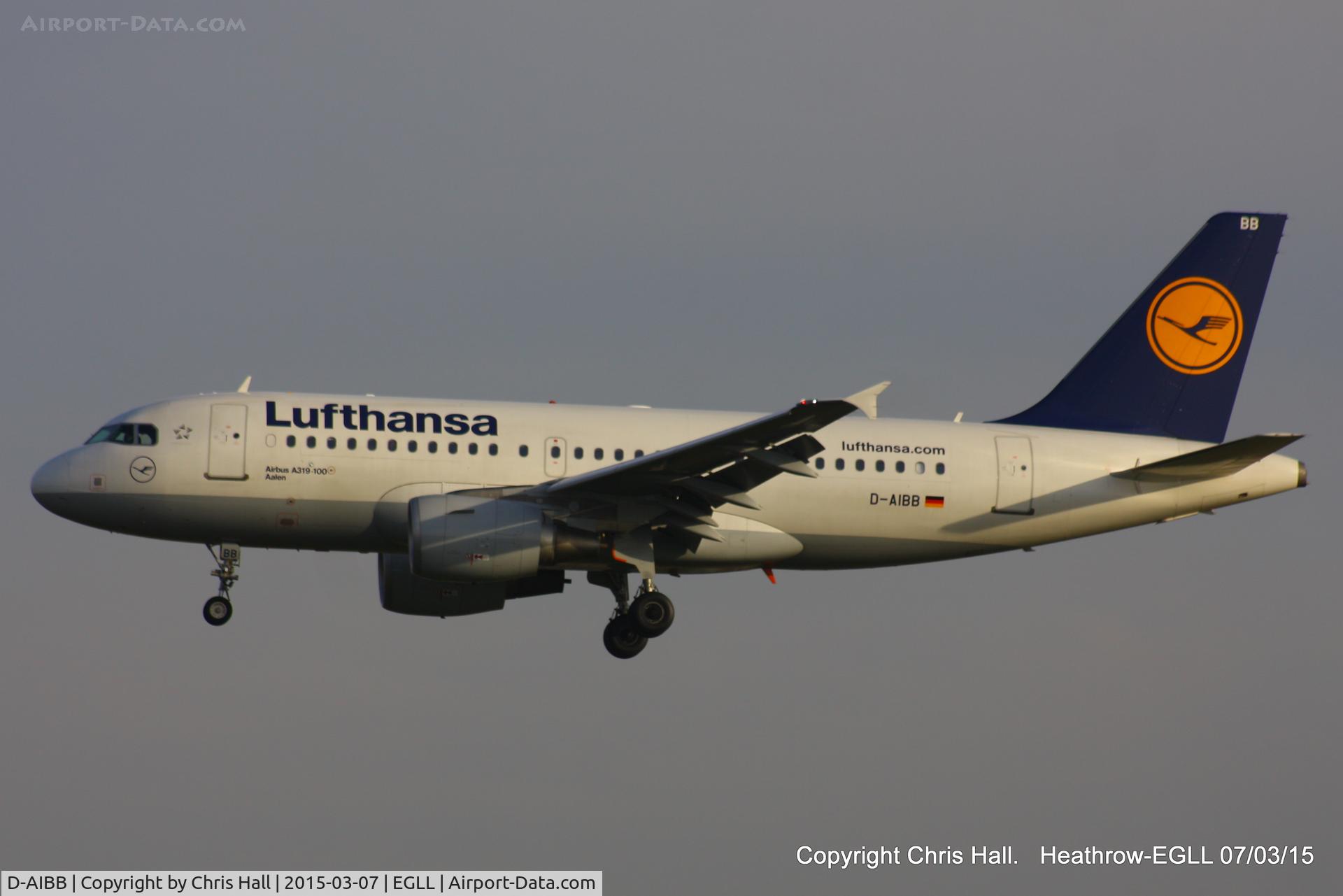 D-AIBB, 2010 Airbus A319-112 C/N 4182, Lufthansa