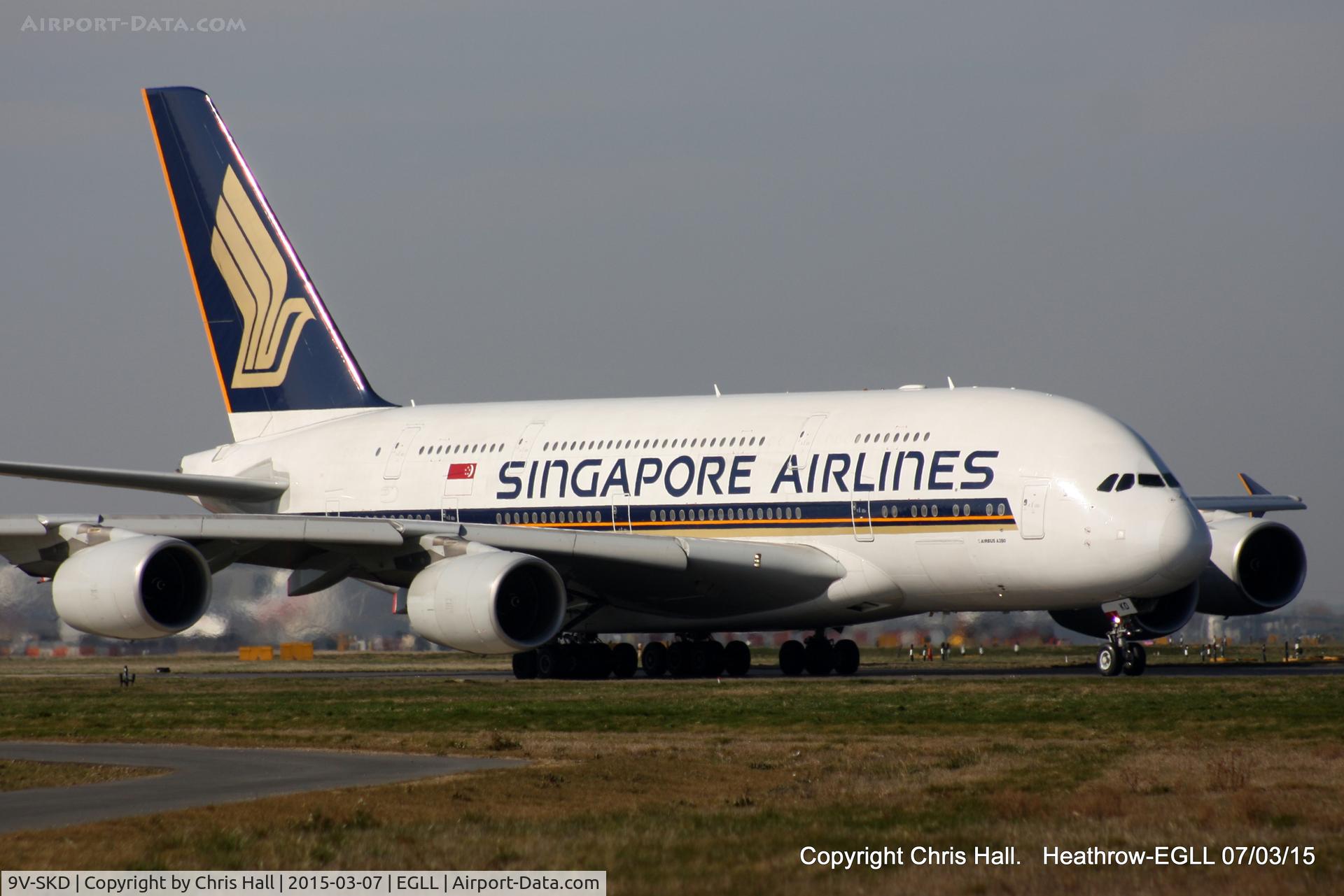 9V-SKD, 2008 Airbus A380-841 C/N 008, Singapore Airlines
